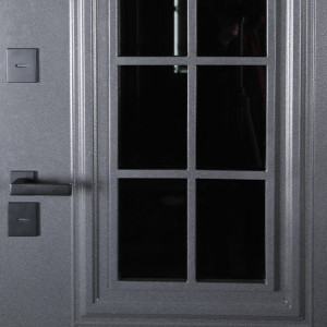 Стальная дверь "Galant" с окном (терморазрыв 3к). Заказная модель.