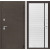 Входная дверь SMOKY 22 - Белый софт, черная вставка