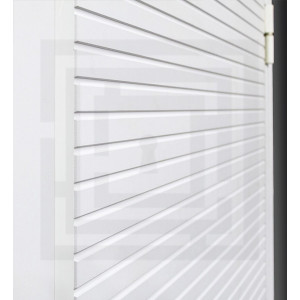Входная дверь PIANO WHITE 02 - Сандал белый, стекло черное 880х2050 правая/левая