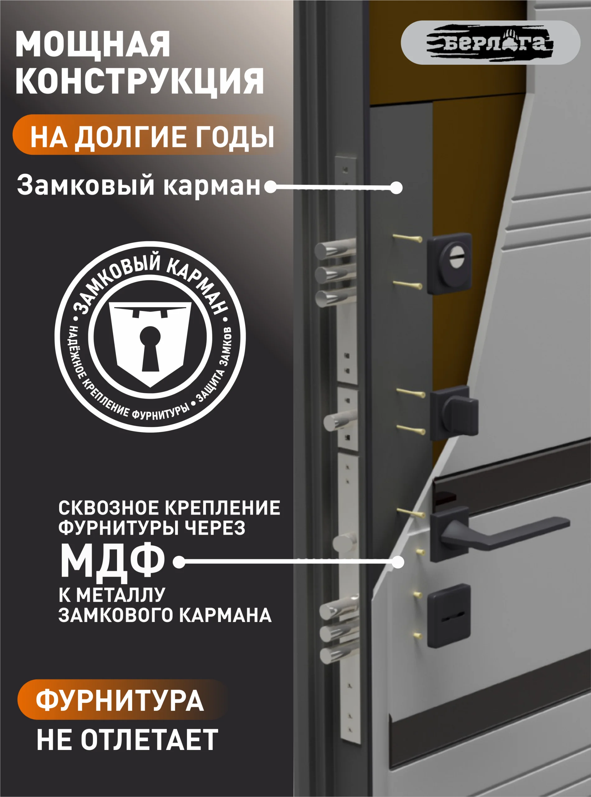 Входная дверь Аргус  Berloga Vega