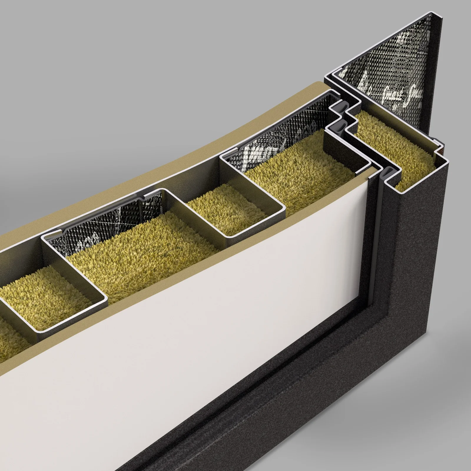Входная дверь Леолаб с зеркалом Панорама - Белый софт