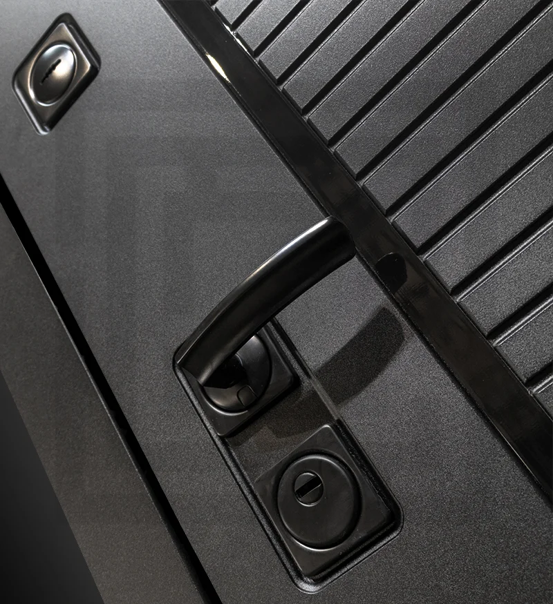 Входная дверь Пиано с зеркалом 19 - Грей софт