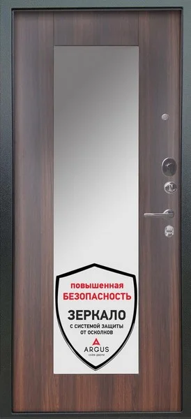 Сейф дверь Аргус Люкс АС 2П Триумф Венге/Милли Коньяк Калифорния