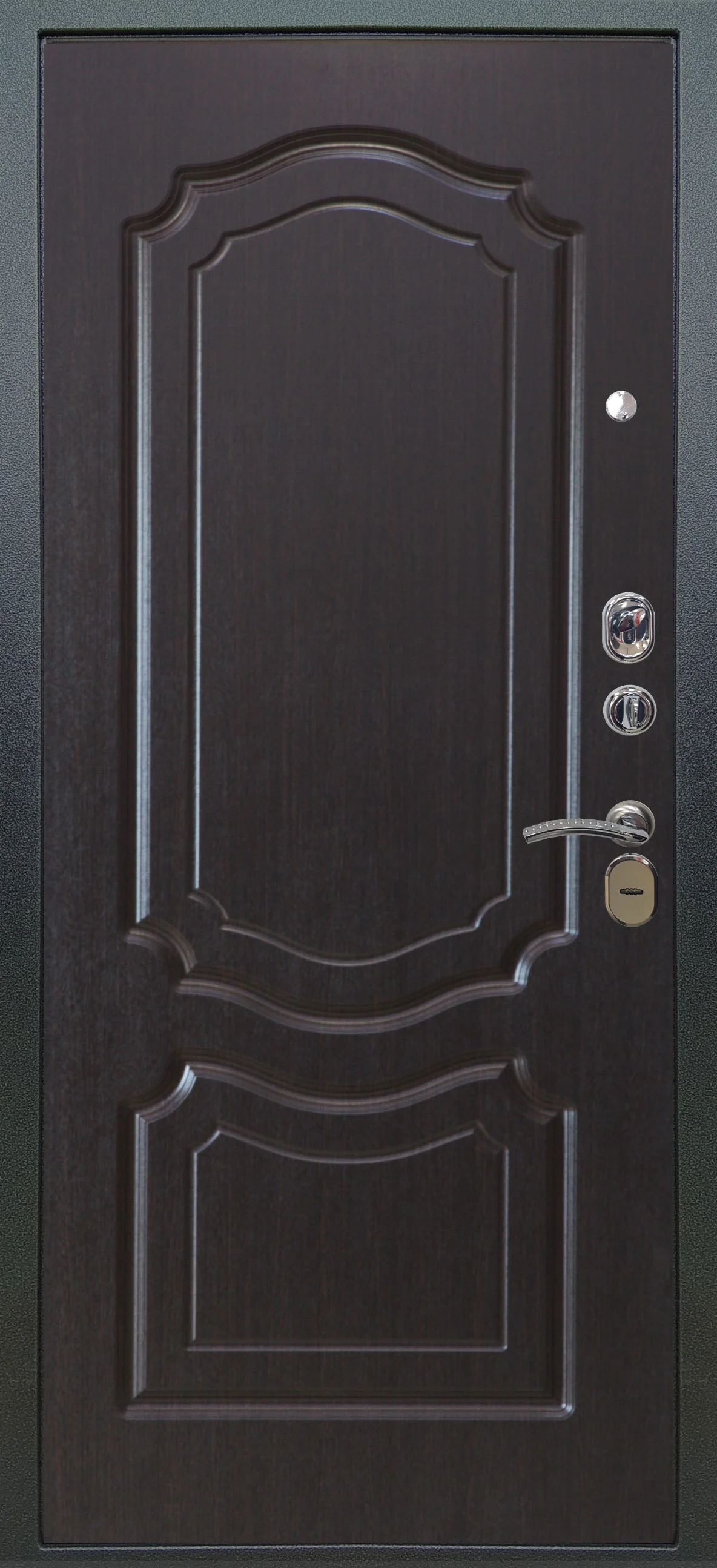 Входная дверь Аlex Doors Агат темный бетон \ Мишель венге