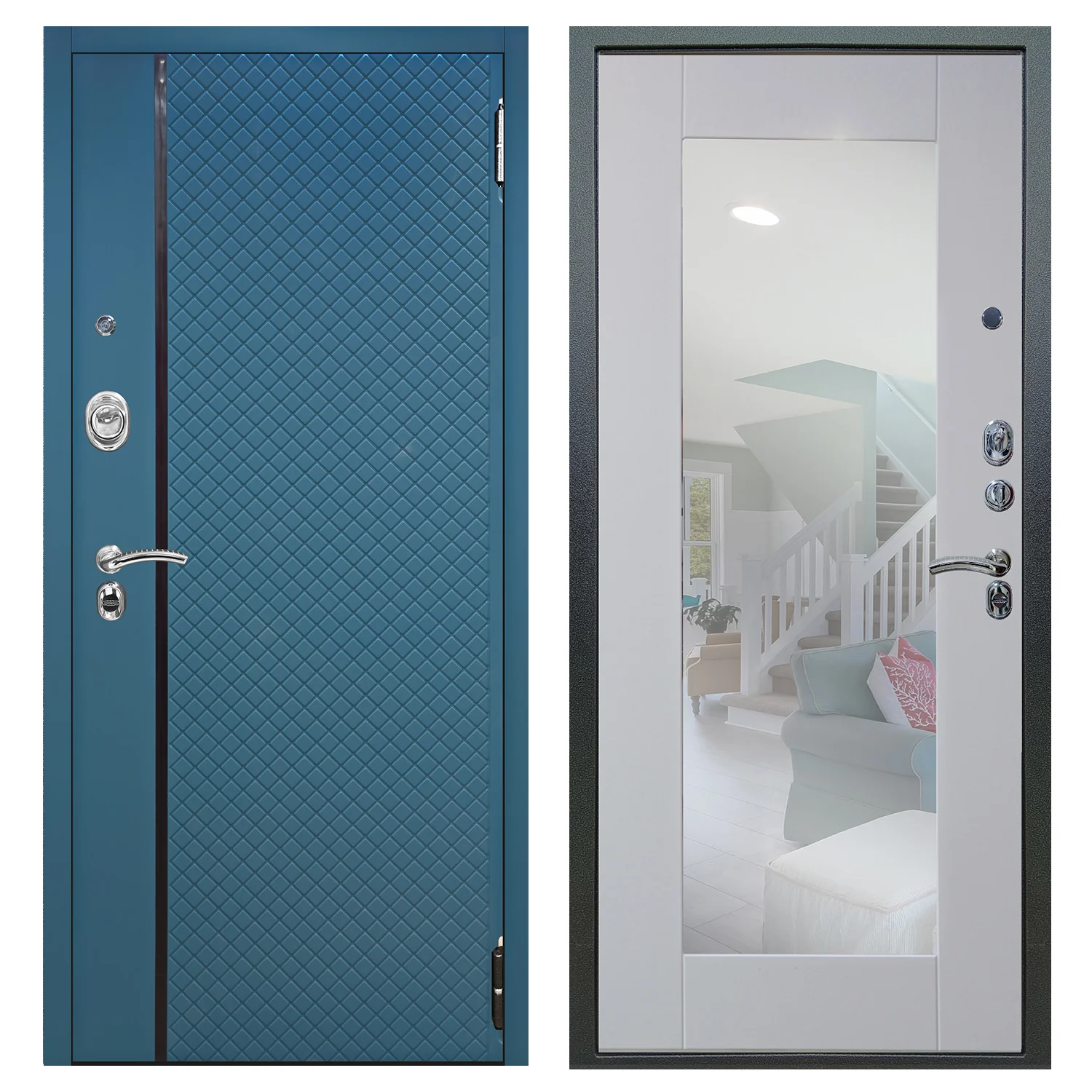 Входная дверь Аlex Doors Форт \ Милли роял вуд белый