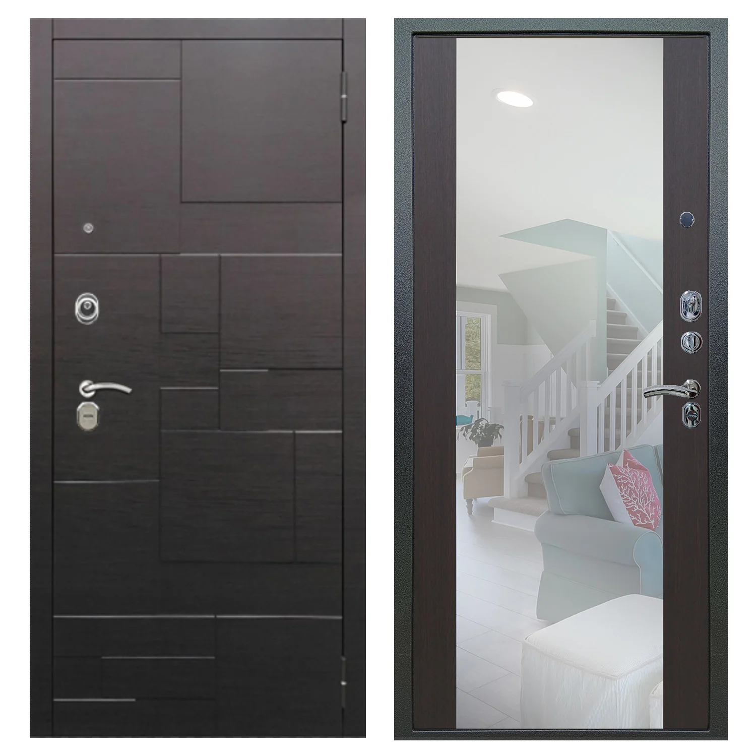 Входная дверь Аlex Doors Форт \ Вояж венге
