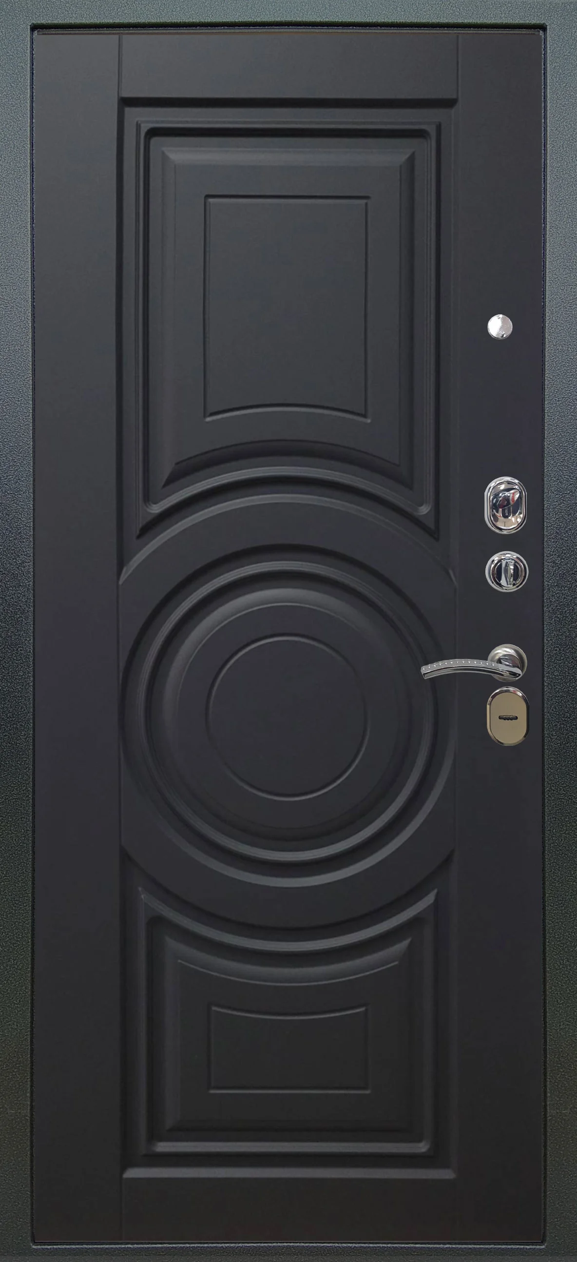 Входная дверь Аlex Doors Лофт венге \ Могадиш черный софт