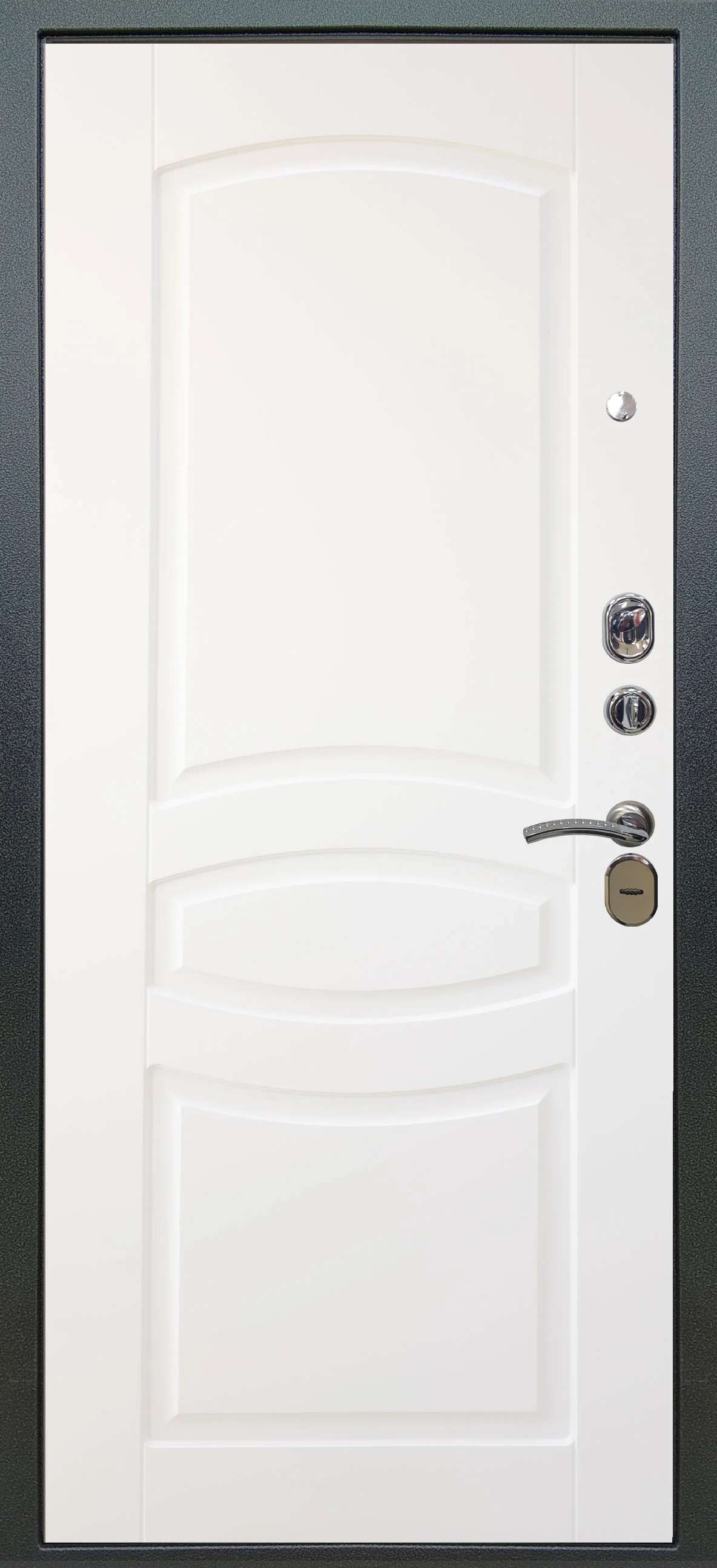 Входная дверь Аlex Doors Лофт венге \ Монако белый софт