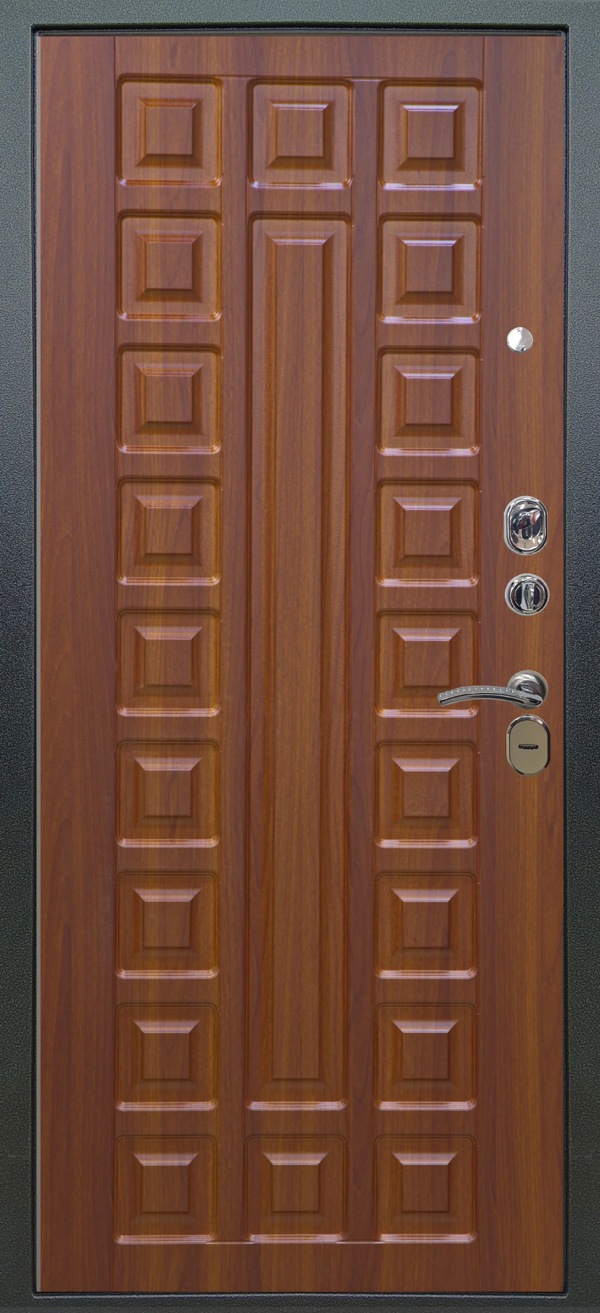 Входная дверь Аlex Doors Рина Бирюза софт \ СНТР Дуб рустикальный