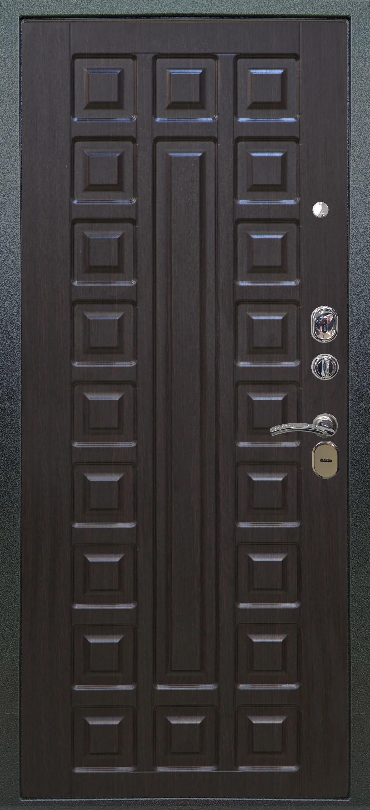 Входная дверь Аlex Doors Рина Бирюза софт \ СНТР венге