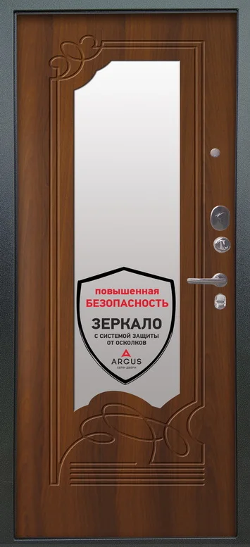 Входная дверь Аргус ЛЮКС  3К 2П Элегант Венге горизонт / Ольга Дуб рустик