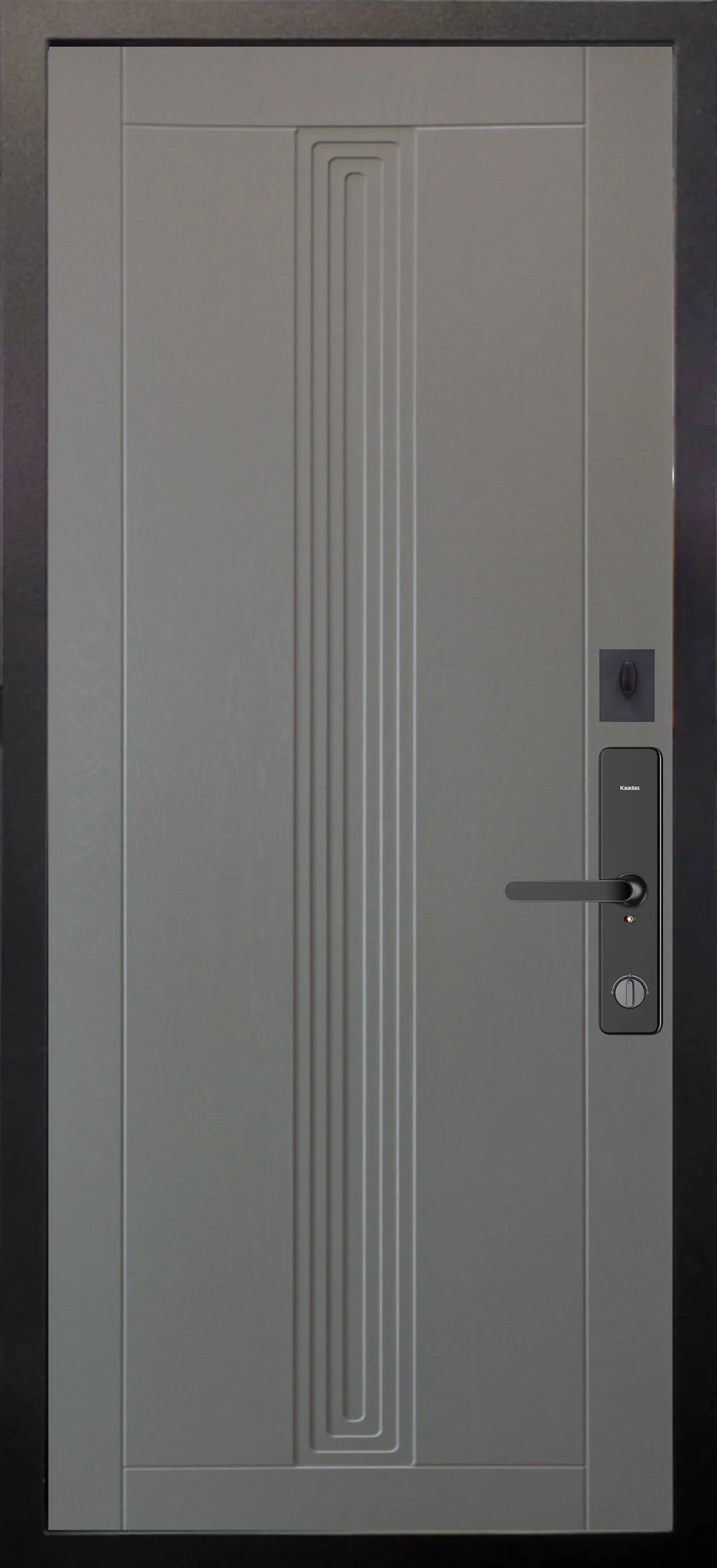 Входные двери Alex Doors Electronik Форт венге горизонт/ Вертикаль Роял вуд серый