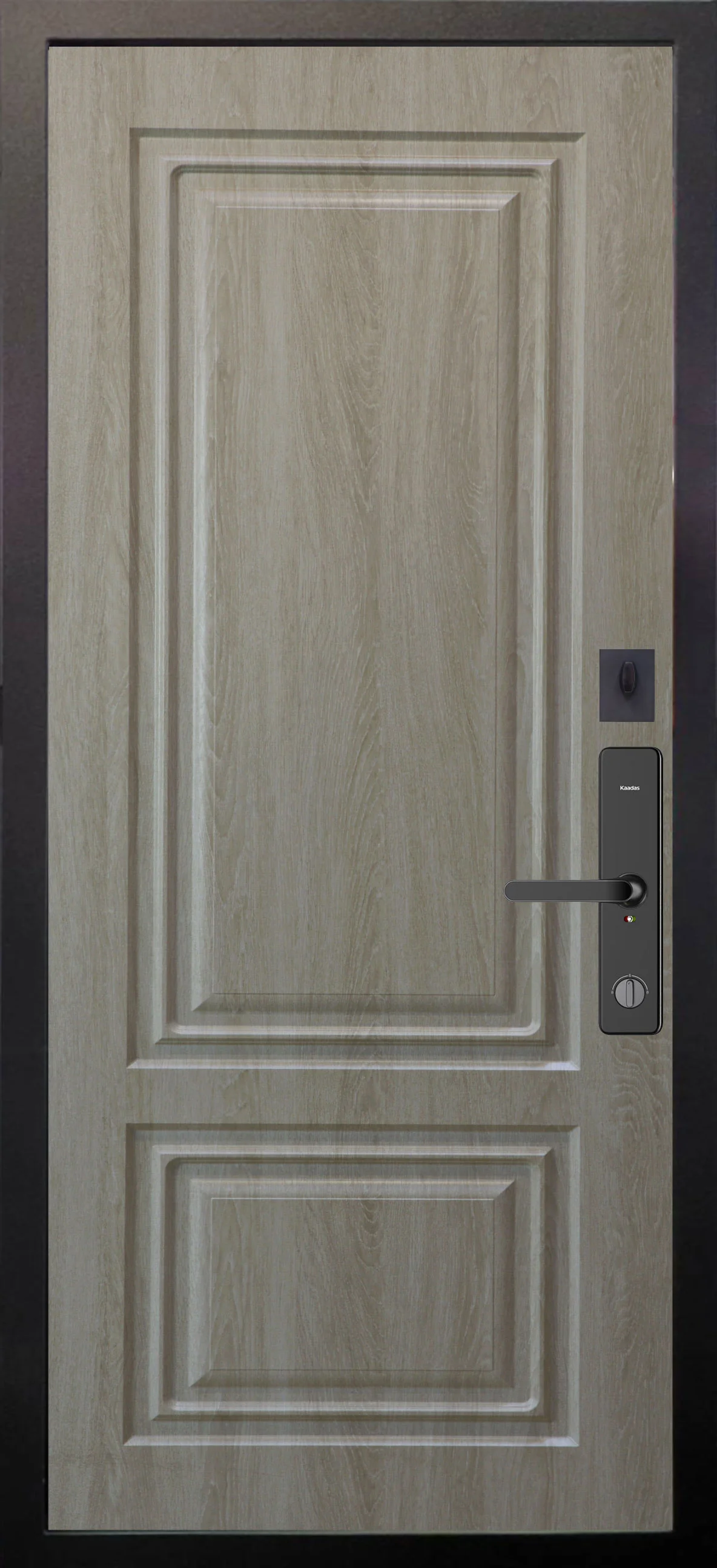 Входные двери Alex Doors Electronik Рина Бирюза софт / Элион дуб филадельфия крем
