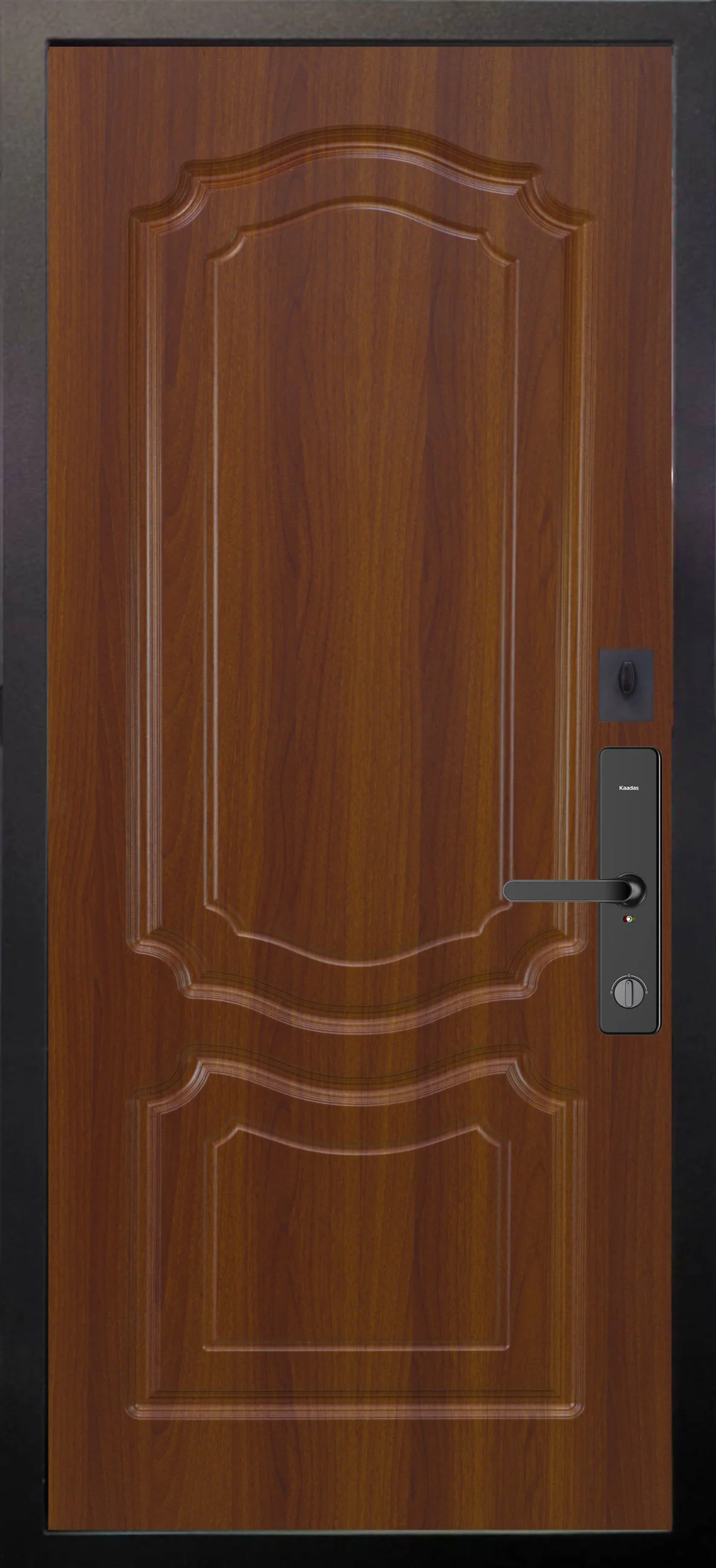 Входные двери Alex Doors Electronik Рина Бирюза софт / Мишель Дуб рустикальный